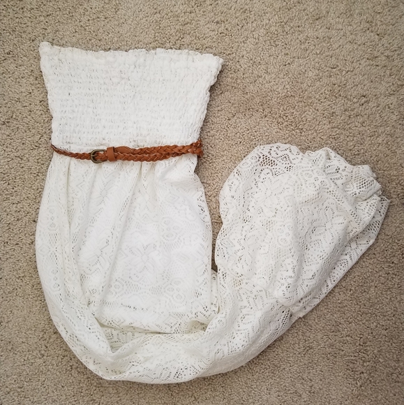 Dresses & Skirts - 2/$30 White lace maxi dress